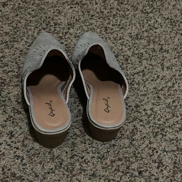 Heeled Mules (Tan) - Picture 3 of 5